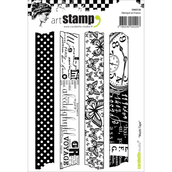 Carabelle Studio Cling Stamp A6, Washi Tape - Scrapbooking Fairies