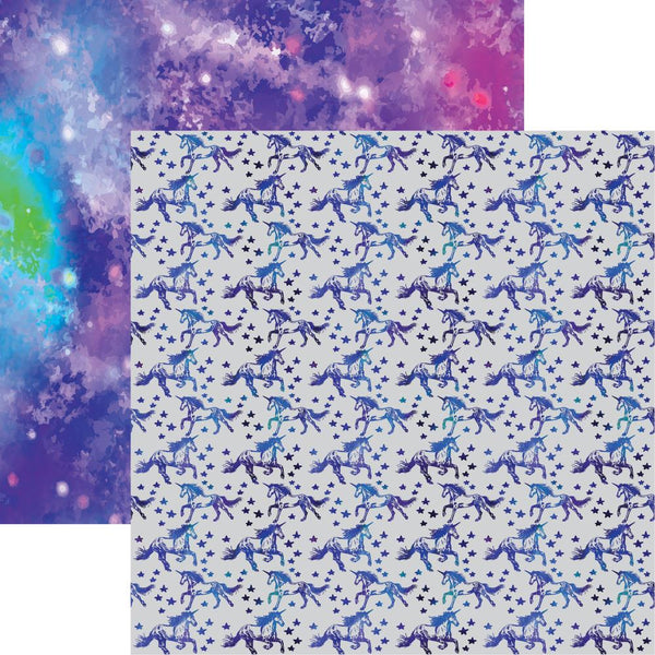 Unicorn Magic Double-Sided Cardstock 12"X12" - Scrapbooking Fairies