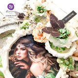 Prima Marketing Paper Flowers 9/Pkg, Floral Splendor, In The Moment (668341)