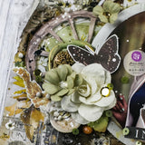 Prima Marketing Paper Flowers 9/Pkg, Floral Splendor, In The Moment (668341)