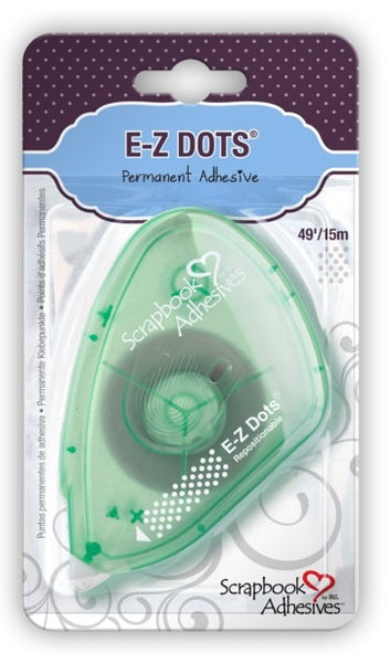3L Scrapbook Adhesives E-Z Dots Dispenser, Repositionable, .375"X49'