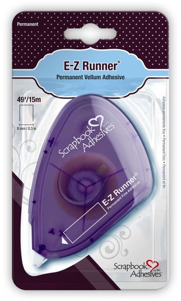 E-Z Runner, Permanent Fine Adhesive Dispenser, Permanent, .375"X49'