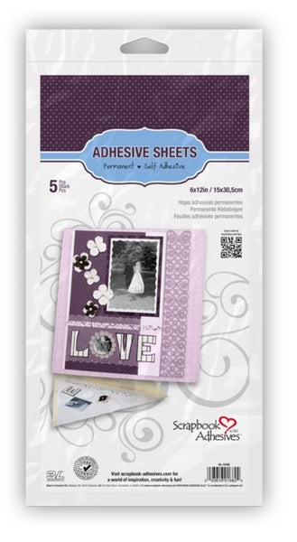 Scrapbook Adhesives by 3L, Permanent Transparent Double-Sided Adhesive Sheets (01682)