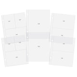 Simple Stories, Sn@p! Pocket Pages For 6"X8" Binders 12/Pkg, Variety Pack (#10439)