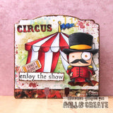 AALL & Create, #1206, The Big Top, A6 Clear Stamps, Designed by Janet Klein