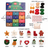 Red Heart Advent Calendar Kit, 6 Made, 6 To Make
