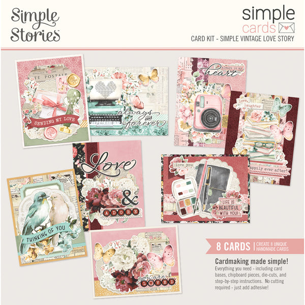 Simple Stories Simple Cards Card Kit, Simple Vintage Love Story