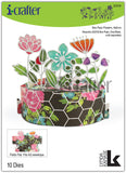 i-crafter Dies by Lynda Kanase, Box Pops, Box Pops, Flower Add-On