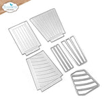 Elizabeth Craft Metal Dies, 3D Modern Vases (2248)