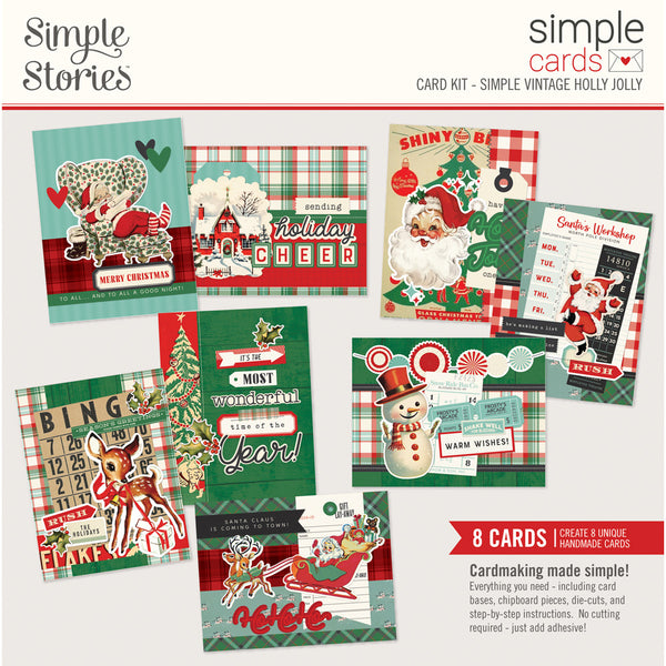 Simple Stories Simple Cards Card Kit, Simple Vintage Holly Jolly