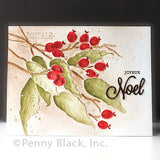 Penny Black, 6"x6" Embossing Folder, 3D Berries Abound (65-022)