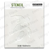 Penny Black, Stencil, 6"x6", 3D Berries Abound Layers, 3 Layers (25-026)