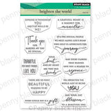 Penny Black, Clear Stamps, 5"x 6.5", Brighten The World (31-056)