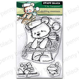 Penny Black, Clear Stamps, Sledding Sweetness (31-077)