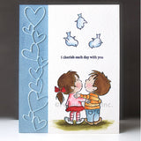 Penny Black, Clear Stamps, 4"x6", Cute Couple (31-127)