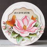 Penny Black, Clear Stamps, 5"x 6.5", Dreams Blossom (31-131)