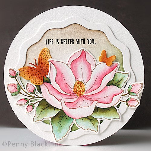 Penny Black Clear Stamps 5, in Gomma, Motivo x 6,5 Heartfelt Penny Black Clear Stamps 5, in Gomma, Motivo x 6,5 Heartfelt