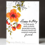 Penny Black, Clear Stamps, 5"x 6.5", Birthday Wishes (31-141)