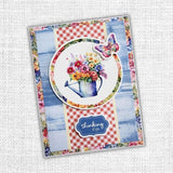 Paper Rose Studio, 6X8 Quick Cards Collection, Rainbow Garden 1.0