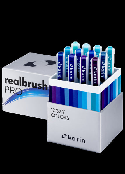 Karin, Realbrush PRO Marker Set, Sky Colors (12pc)
