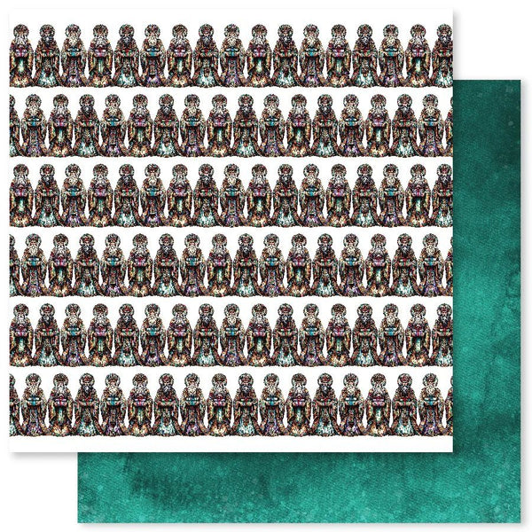 Paper Rose, 12"X12" Double-Sided Patterned Paper, Christmas Cheer D