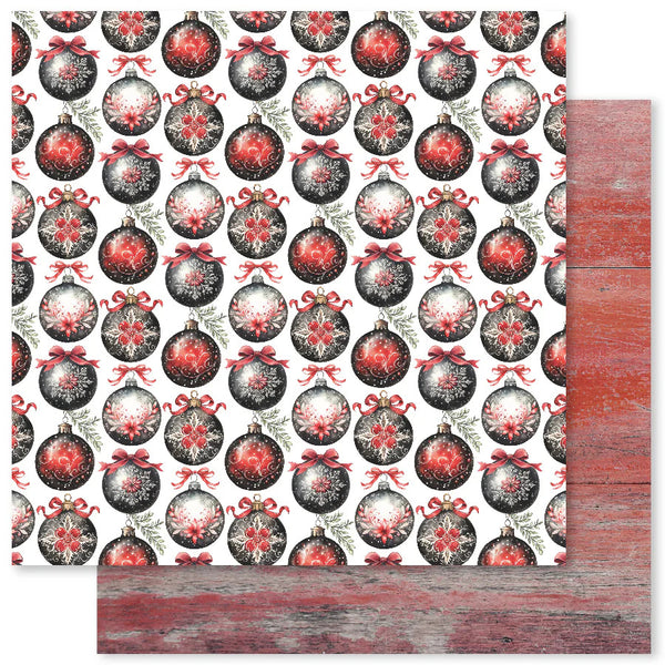 Paper Rose, 12"X12" Double-Sided Patterned Paper, Jolly Holidays Basics C