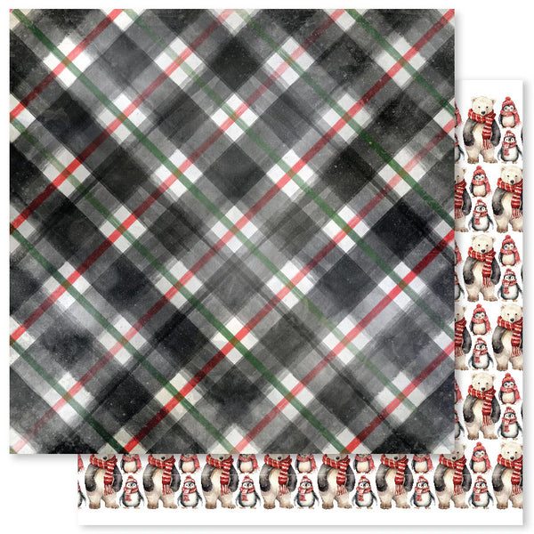 Paper Rose, 12"X12" Double-Sided Patterned Paper, Jolly Holidays Basics D