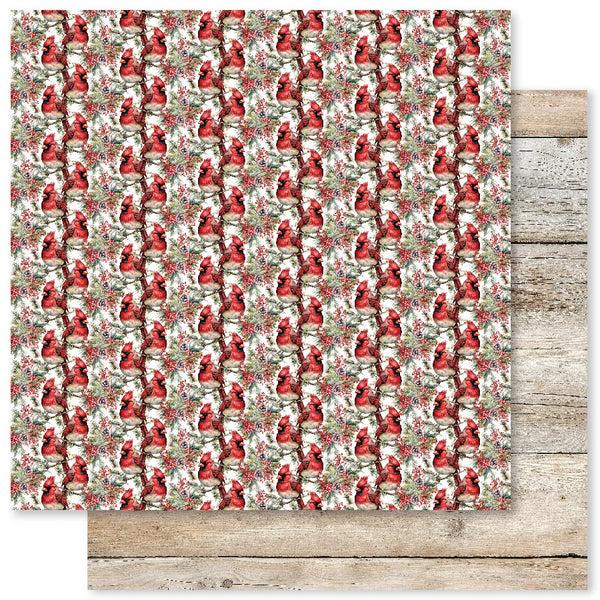 Paper Rose, 12"X12" Double-Sided Patterned Paper, Jolly Holidays Basics E