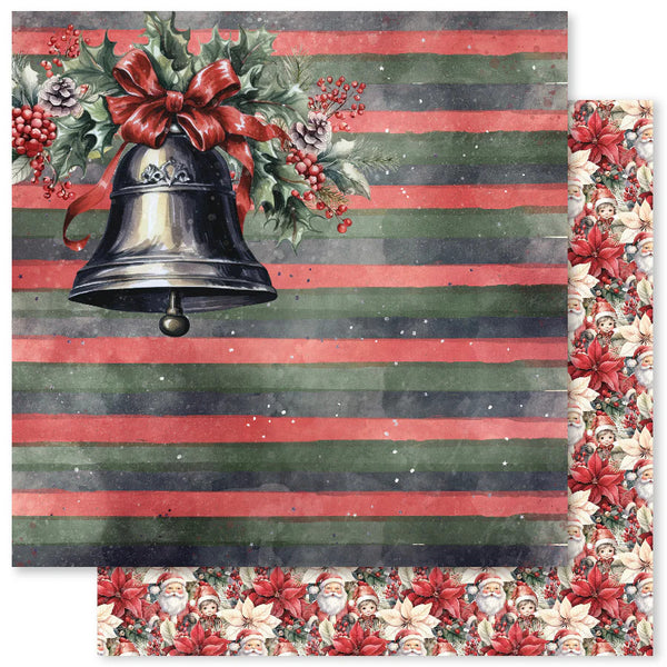Paper Rose, 12"X12" Double-Sided Patterned Paper, Jolly Holidays D