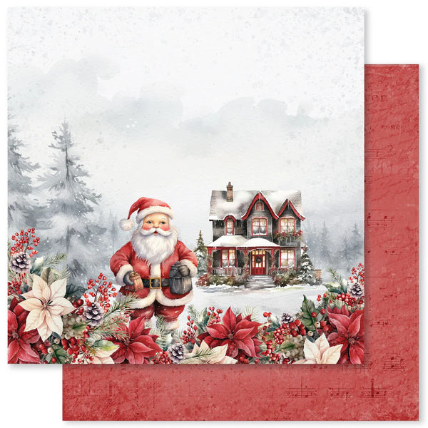 Paper Rose, 12"X12" Double-Sided Patterned Paper, Jolly Holidays E