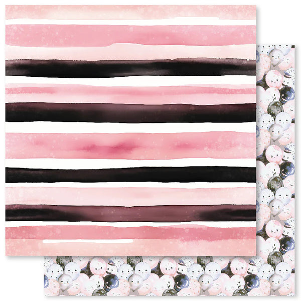Paper Rose, 12X12 Patterned Paper, Pink Halloween C
