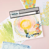 Vicki Boutin Mixed Media Backgrounds Paper 12"X12" 36/Pkg, , Print Shop Painted Backgrounds