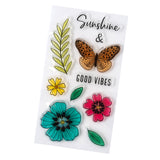 Vicki Boutin Where To Next Clear Stamps 12/Pkg, Good Vibes