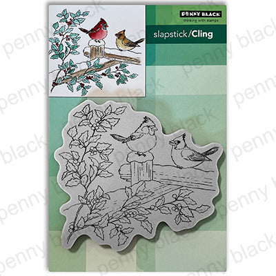 Penny Black, Cling Stamp, Cardinal Christmas (40-936)