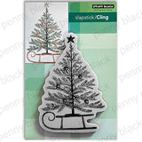 Penny Black Cling Stamps, Tree Sleigh (40-941)