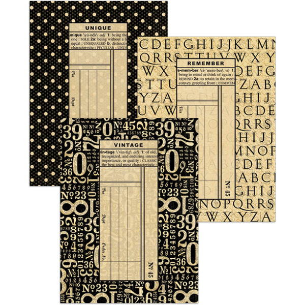 Graphic 45, ATC Black Policy Envelopes (4501297)