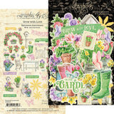 Graphic 45 Ephemera Die-Cut Assortment, Grow With Love