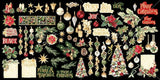 Graphic 45 Ephemera Set, Merry & Bright