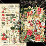 Graphic 45 Ephemera Set, Merry & Bright