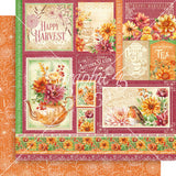 Graphic 45 Season To Celebrate Double-Sided Cardstock 12"X12", Autumn Cut-Apart (4502950)