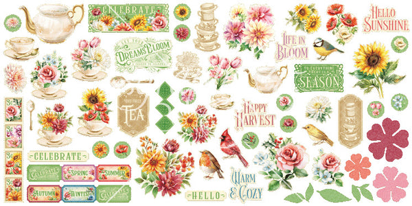 Graphic 45 Ephemera Set, Season To Celebrate (4502956)