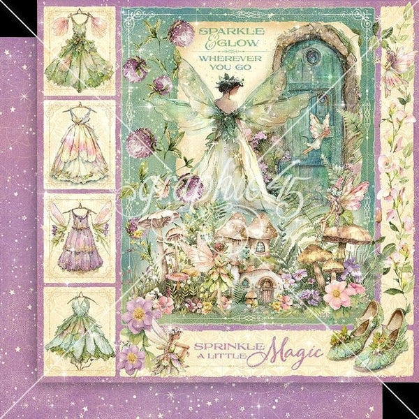 Graphic 45, Fairy Boutique Double-Sided Cardstock 12"X12", Fairy Boutique (4503035)
