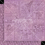 Graphic 45, Fairy Boutique Double-Sided Cardstock 12"X12", Newsworthy (4503038)