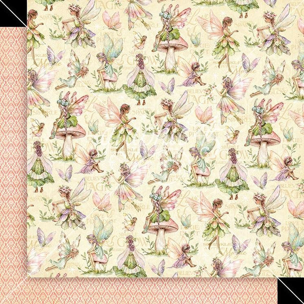 Graphic 45, Fairy Boutique Double-Sided Cardstock 12"X12", Woodland Sprites (4503039)