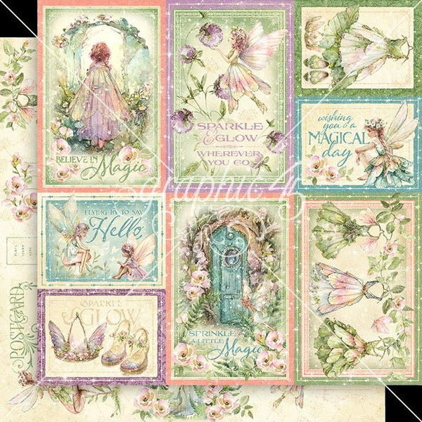 Graphic 45, Fairy Boutique Double-Sided Cardstock 12"X12", Make a Wish (45030342)