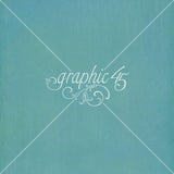 Graphic 45, Fairy Boutique Double-Sided Cardstock 12"X12", Aero Blue Pattern & Solid (4503052)