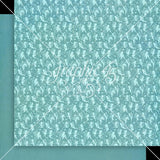 Graphic 45, Fairy Boutique Double-Sided Cardstock 12"X12", Aero Blue Pattern & Solid (4503052)