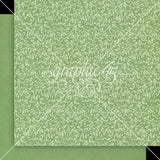 Graphic 45, Fairy Boutique Double-Sided Cardstock 12"X12", Spring Green Pattern & Solid (4503055)