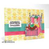 Art Impressions People Cling Rubber Stamps 7"X4", Irresistible