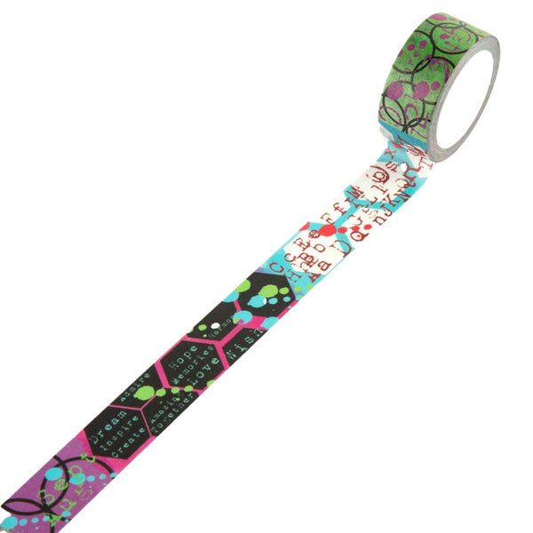 AALL & Create, Washi Tape, #50, Neon Dreams